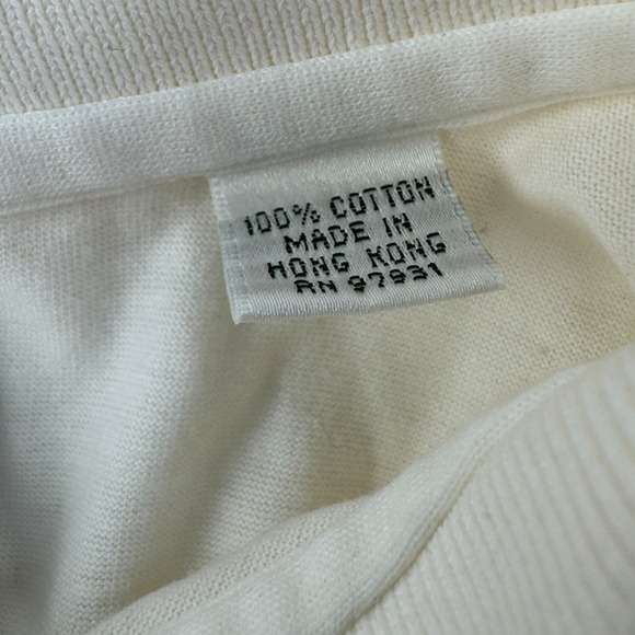 Augusta National Masters White Short Sleeve Cotton Polo Shirt Mens Size XL - Picture 6 of 7